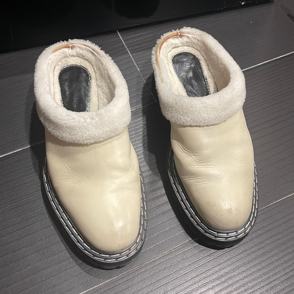 Proenza Schouler fur clogs